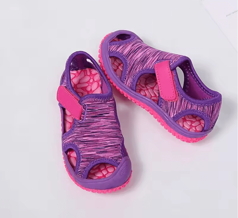 Kids Summer Toe Cap Sandals for Boys and Girls Beach Sport Shoes