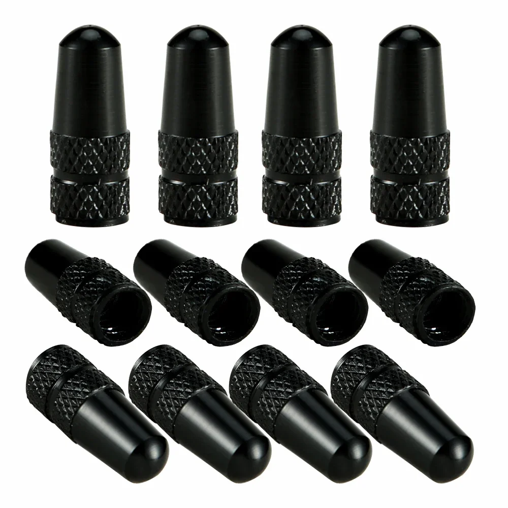 Aluminum Alloy Presta Valve Caps for Road & MTB Bike Tires