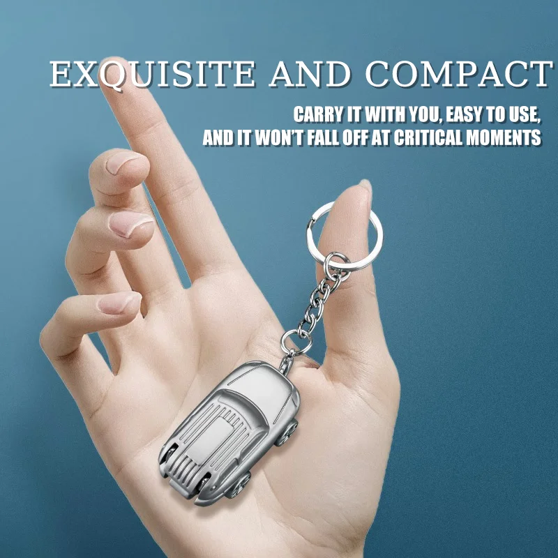 Folding Car Model Mini Nail Clippers with Keychain, Rust-Proof & Durable Gift Idea