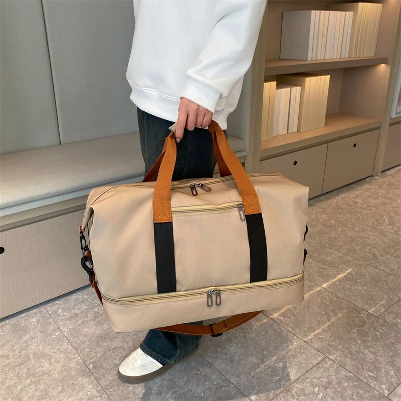 Large Capacity Travel and Gym Bag with Shoe Compartment