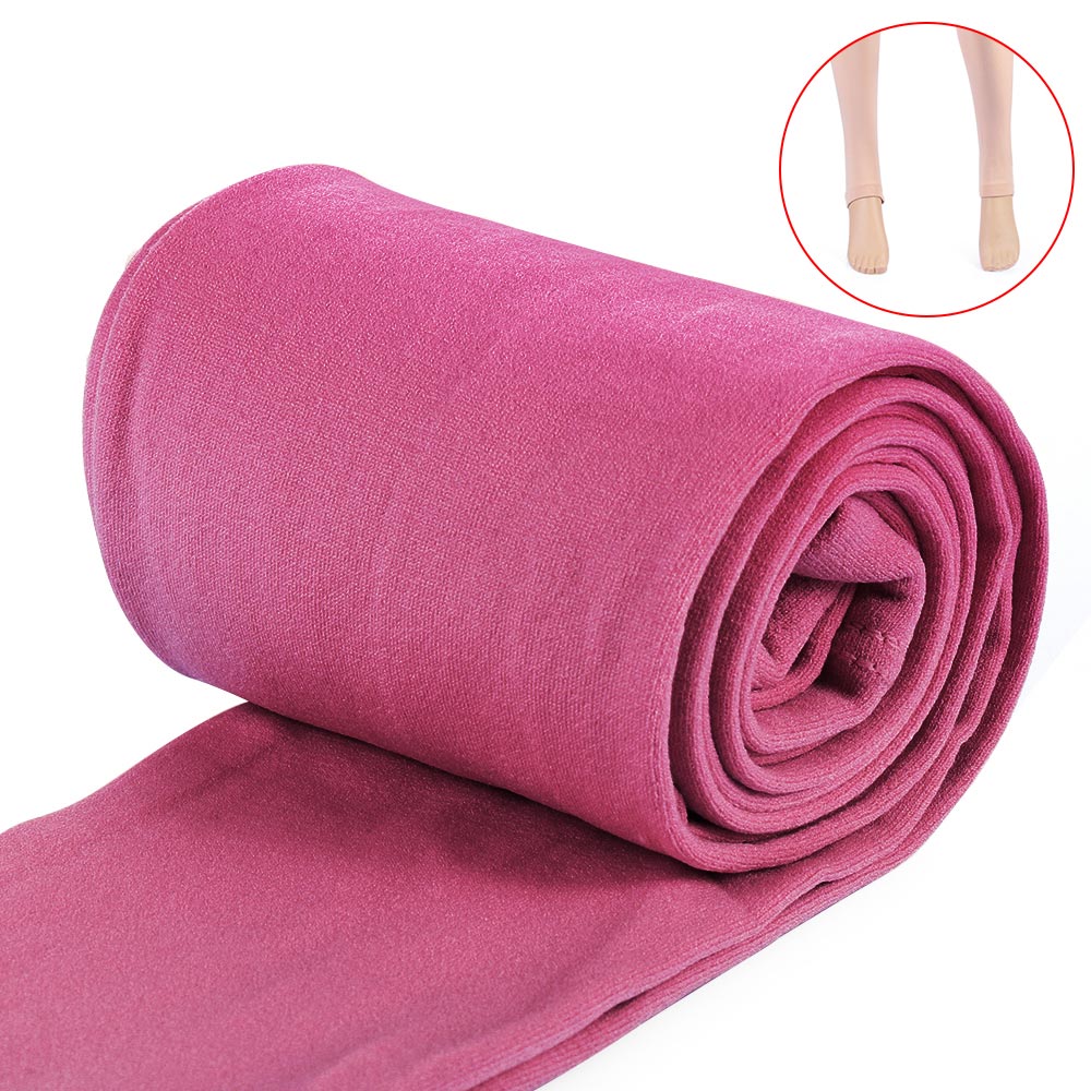 Women Winter Thermal Leggings, Fleece Lined Tights, Warm Thick Stretch Pantyhose
