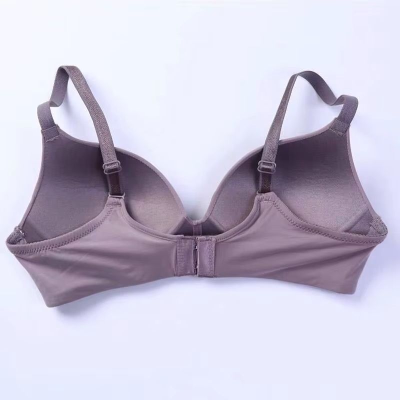 Women's Ice Silk Wireless Push-Up Seamless Bra Comfortable Gather Lingerie