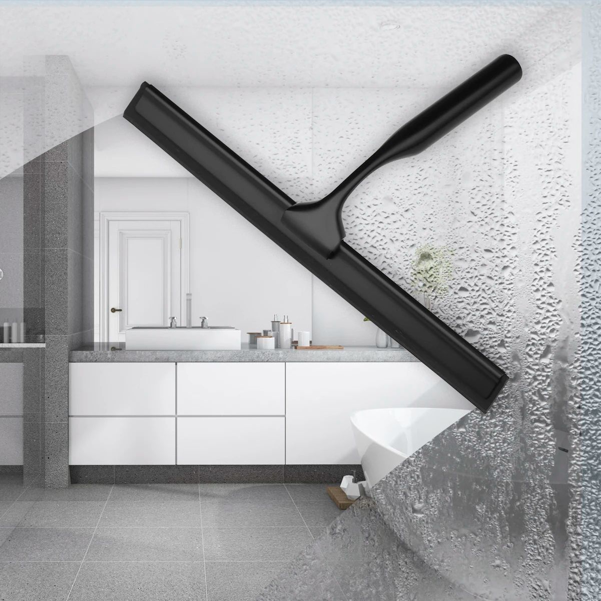 All Purpose Shower Squeegee Silicone Glass Wiper