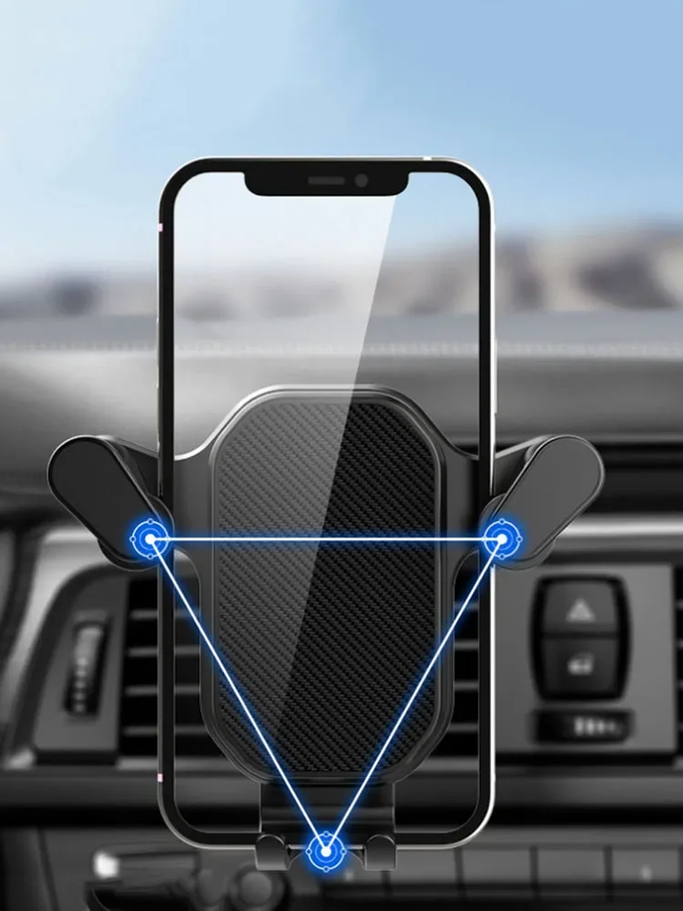 Ultimate Gravity Car Phone Holder Secure Hook Air Vent Mount for Hands-Free Driving