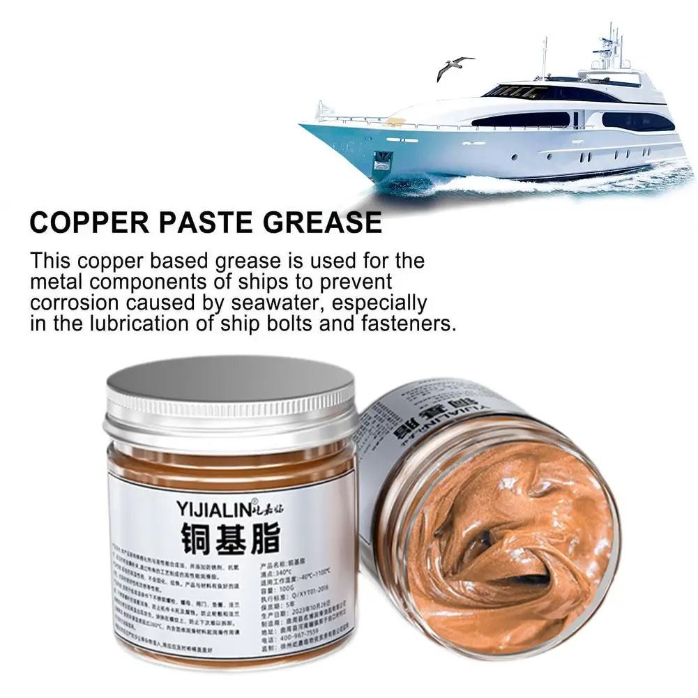 Copper Grease Anti Seize Lubricant High Temperature Brake Thread Protection Paste