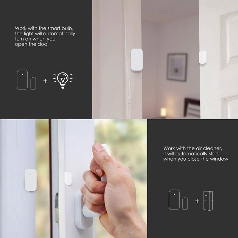 Aqara Door and Window Sensor ZigBee Wireless Smart Home Compatible with HomeKit