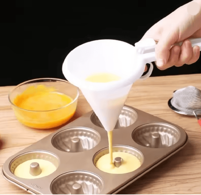 Adjustable Baking Batter Dispenser Funnel