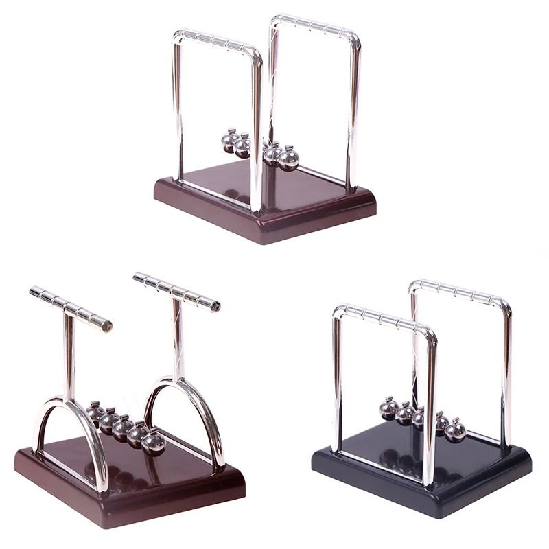 Newtons Cradle Balance Pendulum | Metal Physics Desk & Table Decor