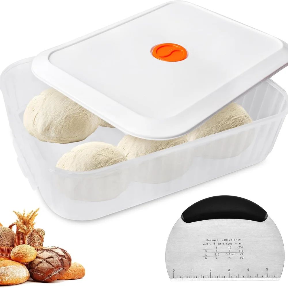 Stainless Steel Bench Scraper & Pastry Cutter with Measuring Scale, Precision Dough & Baking Tool