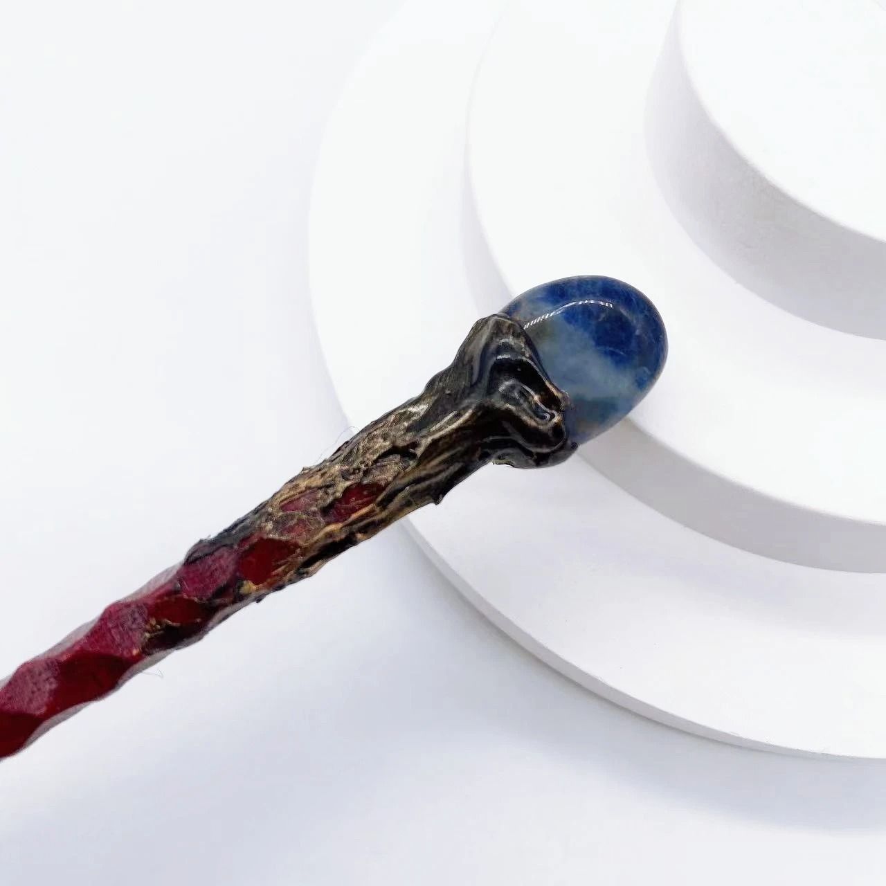 Architectural Healing Crystal Scepter Wand