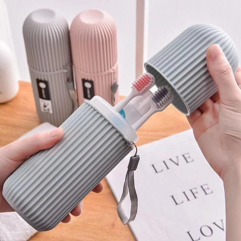 Portable Toothbrush and Toothpaste Storage Case, Travel Camping Holder Protects from Dirt and Damage