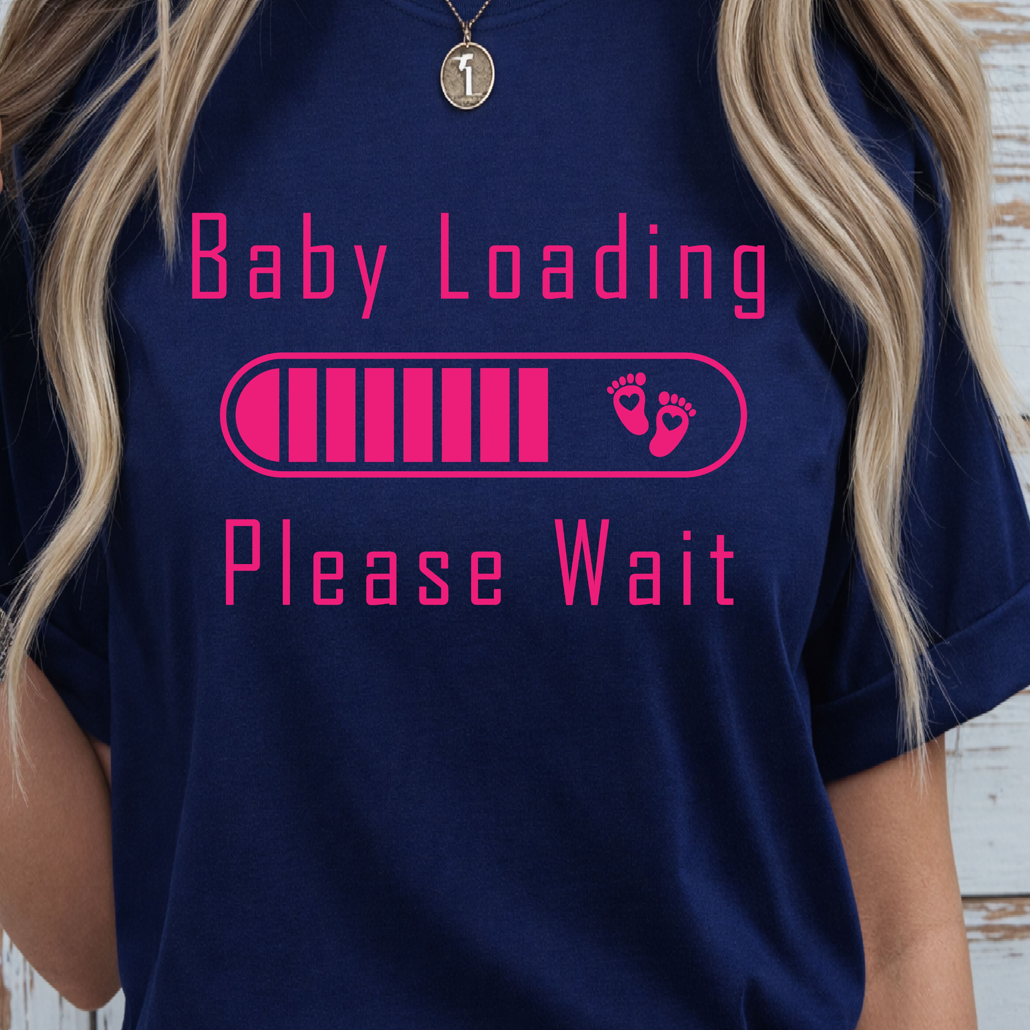Baby Loading Please Wait Shirt, Expecting Mom Shirt, Pregnancy Announcement Tee