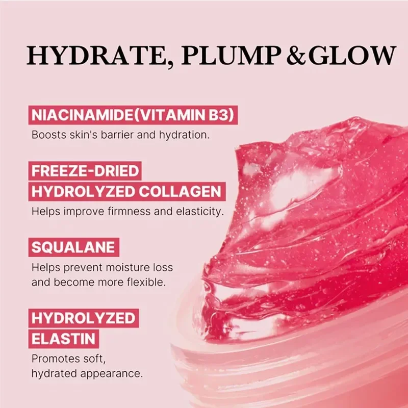 Sakura Collagen Jelly Mask Niacinamide & Hydrolyzed Collagen for Skin Barrier & Deep Hydration
