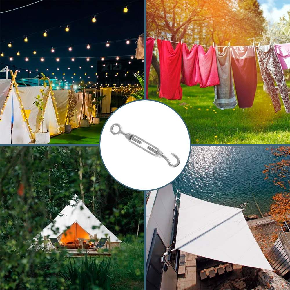 Cable Guardrail Ropes PVC Steel Coated Flexible Wire Clothesline Fence Roll with Stainless Steel Hooks
