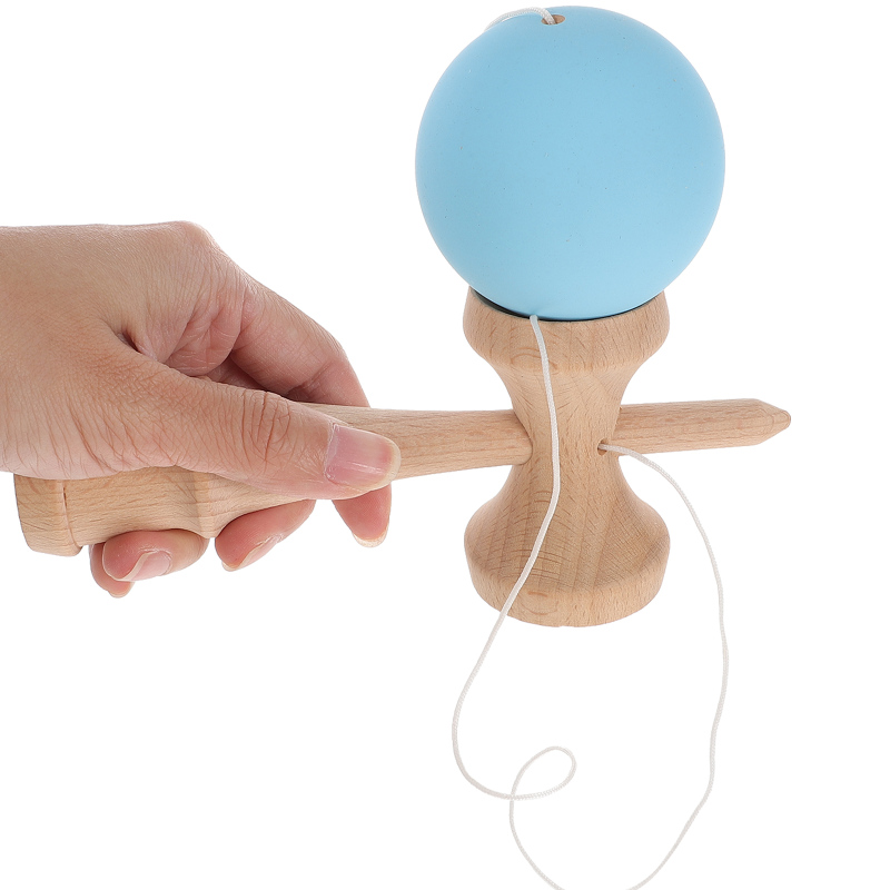Wooden Catch Ball Game Outdoor Toss Trainer for Hand Eye Coordination and Family Play