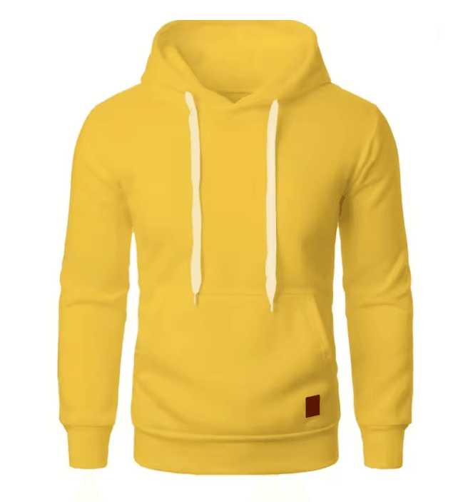 Mens Lightweight Hooded Sweatshirt Casual Pullover Streetwear