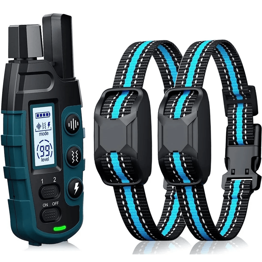 1000M Waterproof Training Collar for 2 Dogs with Shock Vibration and Beep Modes