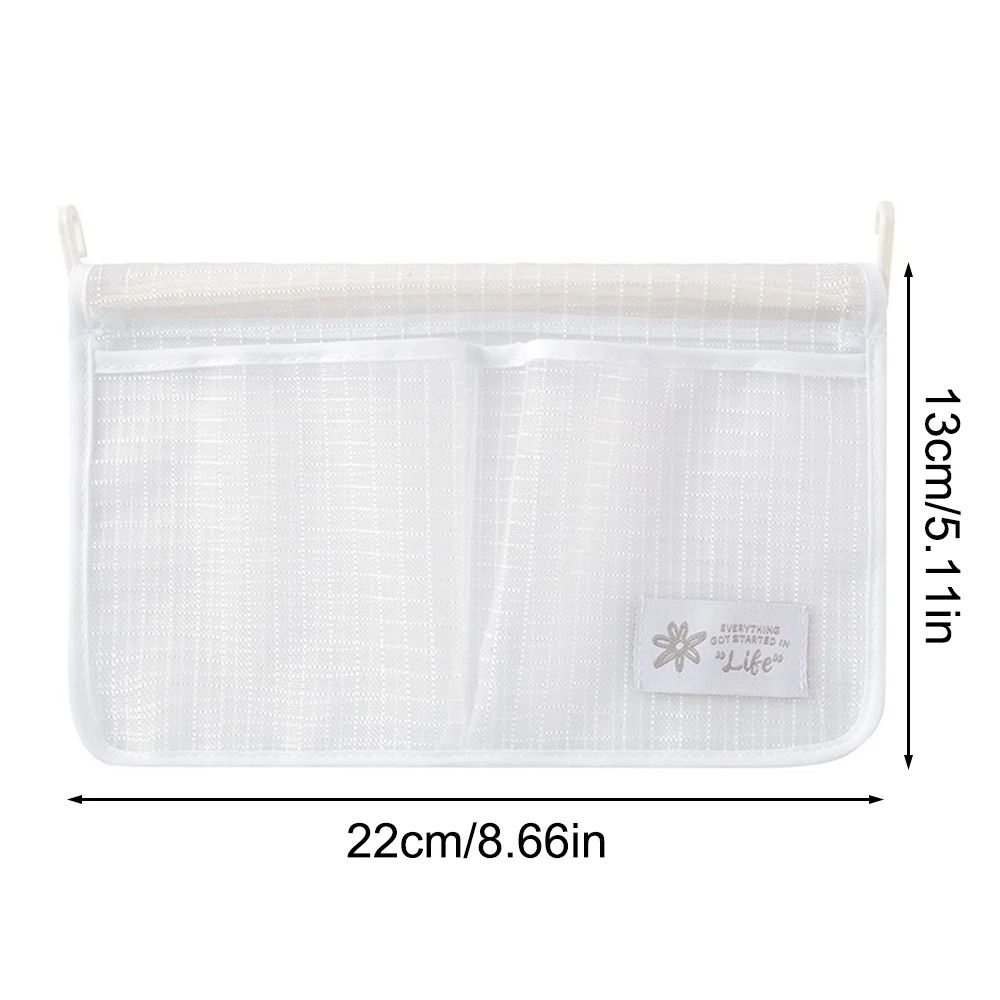 Dual Compartment Fridge Hanging Organizer Mesh Storage Bag | Space Saving Fruit & Snack Bin with Clear Window