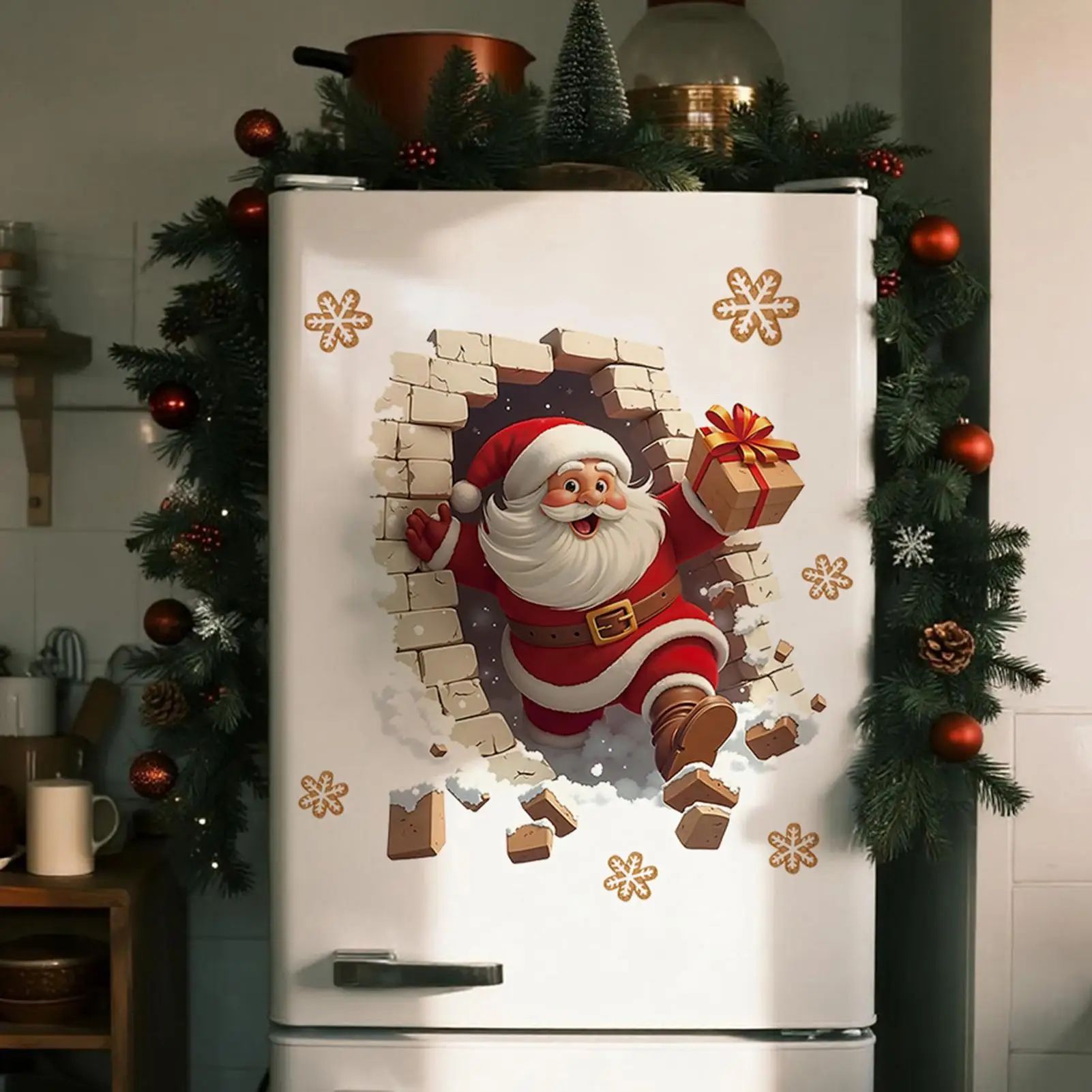 Santa Claus Wall Decal Sticker