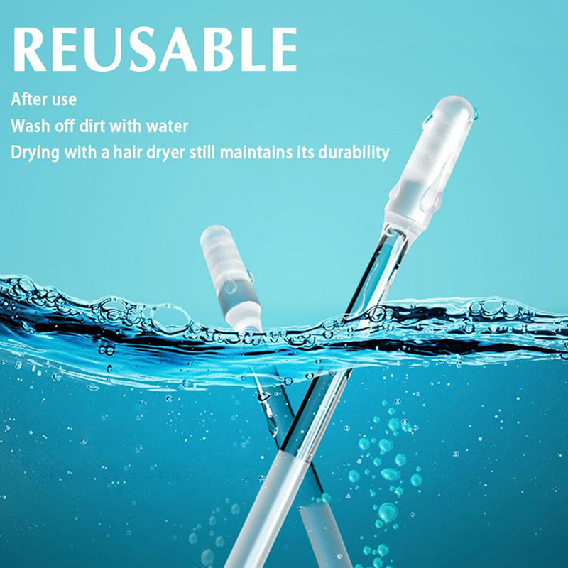 Sticky Ear Pick, Disposable Silicone EarWax Remover, Adult and Kids Ear Cleaner, Reusable Adhesive Earpick