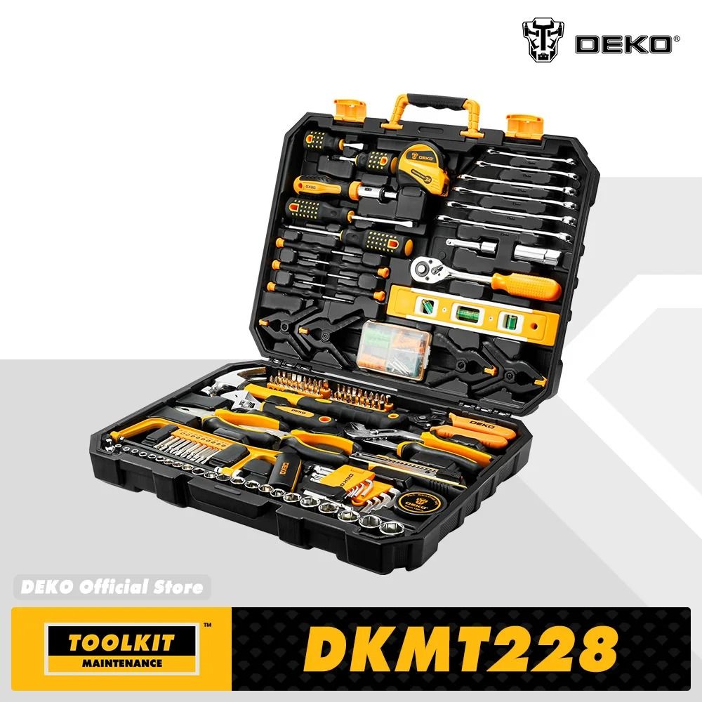 228-Piece Professional Auto Repair & Mixed Tool Set