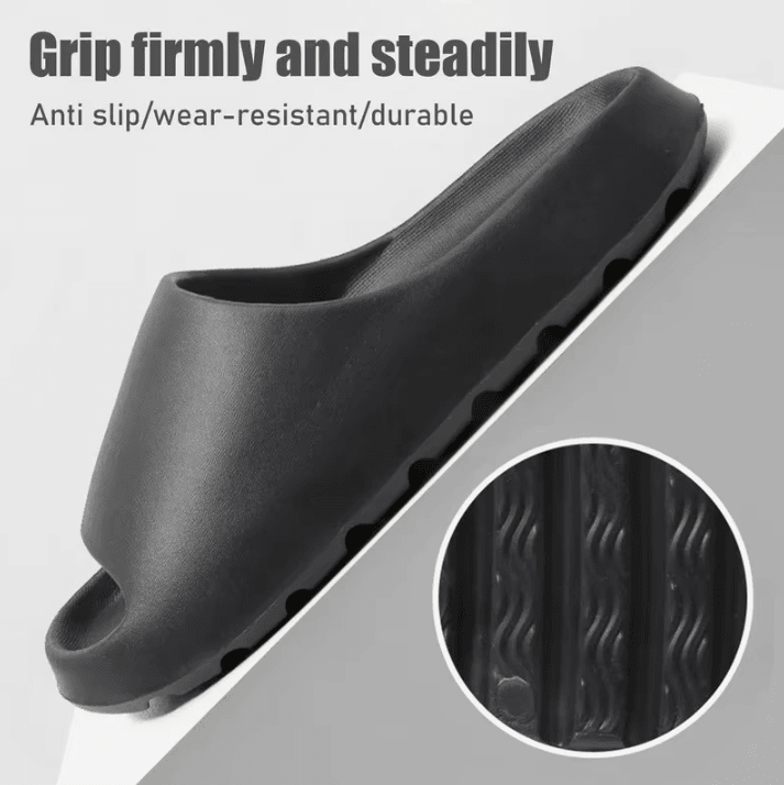 Unisex Cloud Thick-Soled Sandals – EVA Beach Slides Soft Bottom Summer Fashion Slippers
