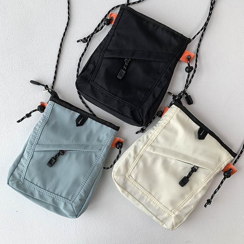 Mini Nylon Crossbody Bag Compact Phone Wallet Lightweight Travel Shoulder Purse