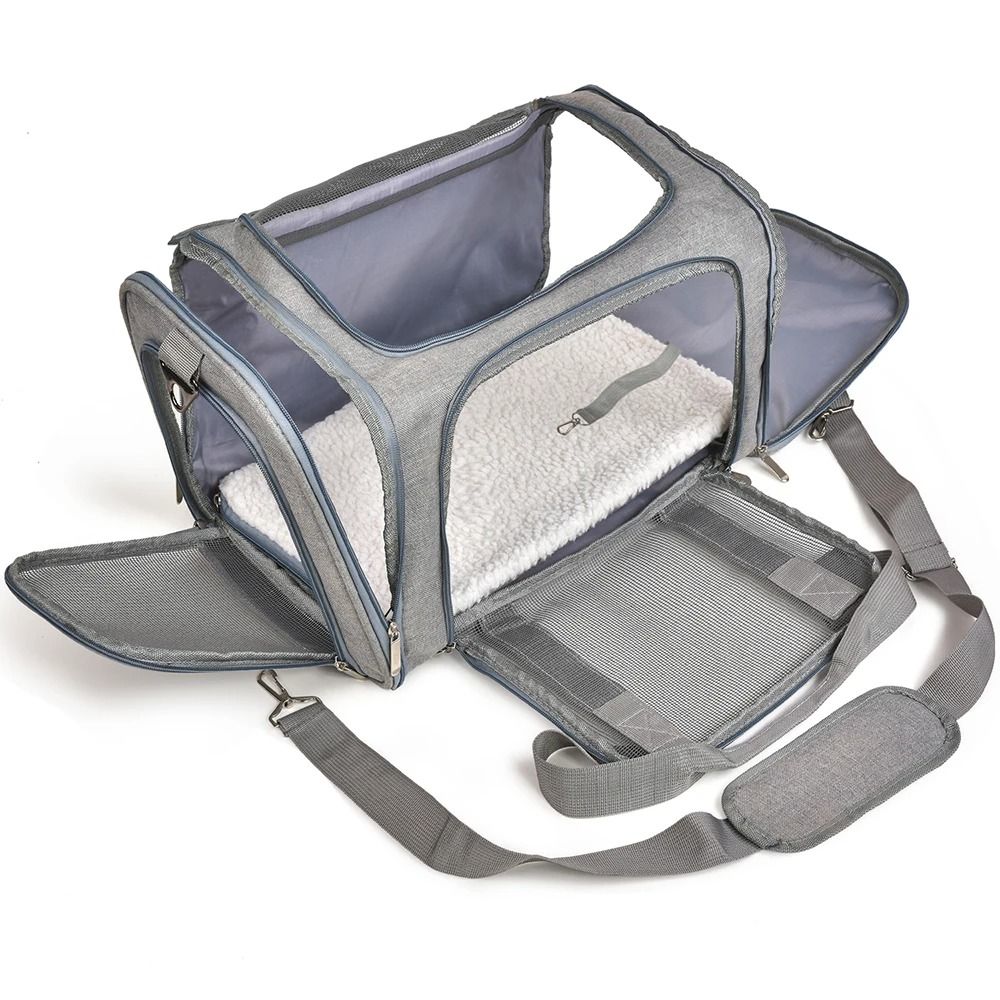 Dog Carrier Bag Soft Side Travel Backpack