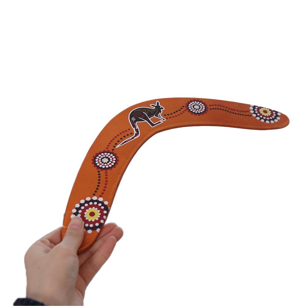 Kids Boomerang Wooden Returning Outdoor Toy