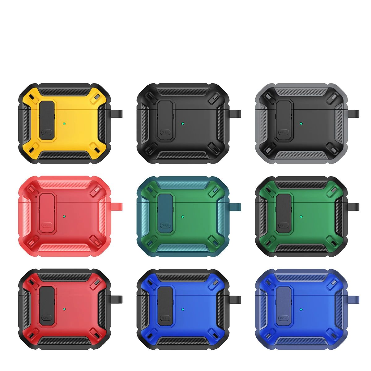 Luxury Shockproof AirPods Pro Case with Keychain