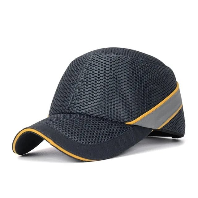 Hi Viz Mesh Bump Cap Baseball Style Safety Helmet