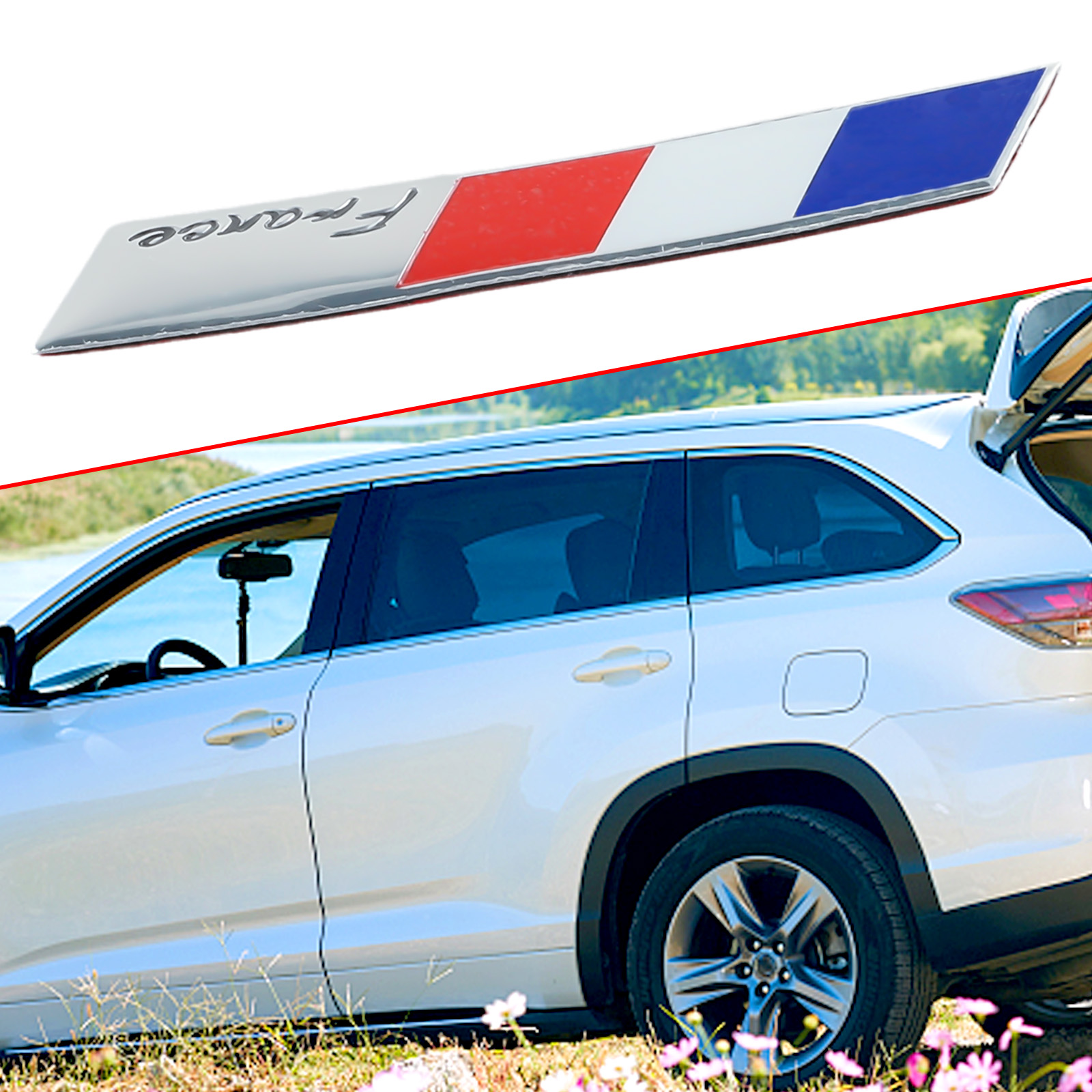 Auto Emblem Badge Decals Decoration for Car Styling and Flag Logo