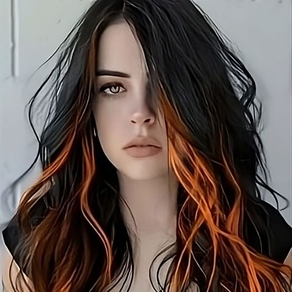 Colorful Curly Hair Extensions, Synthetic Long Hairpiece for Girls, Women & Kids (Perfect Party Wig)