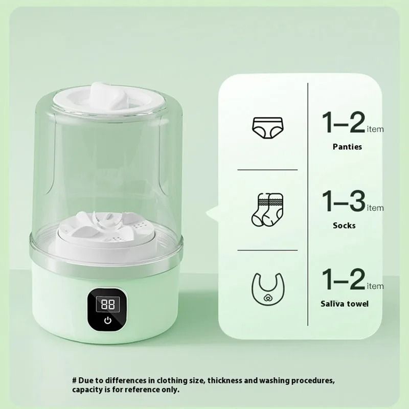Wireless Mini Laundry Bucket Portable Washing Machine