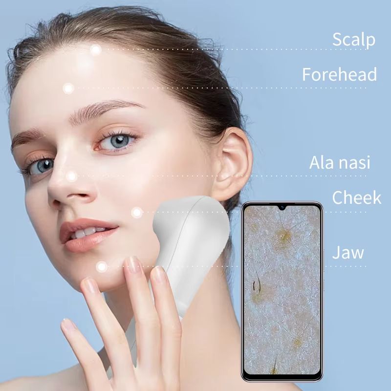 2025 HD Scalp and Skin Analyzer with Hair Follicle Detection and Medical-Grade Magnifier