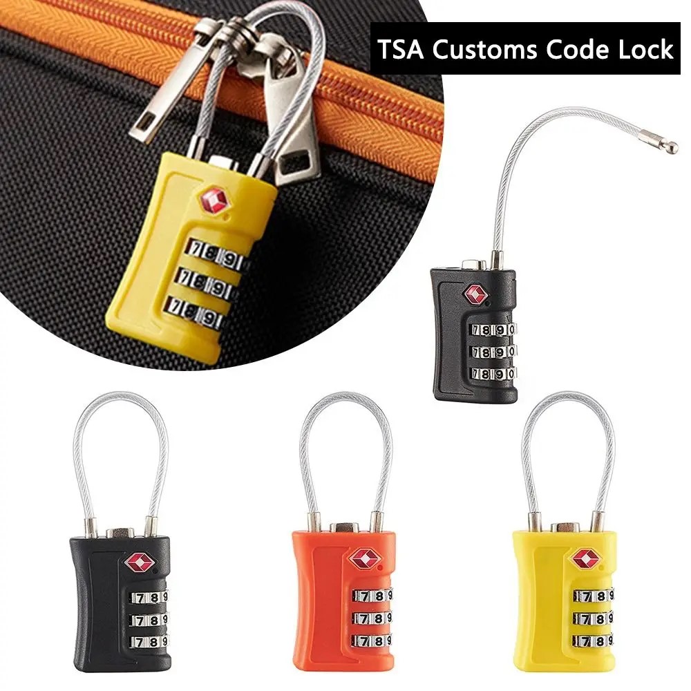 Premium TSA Travel Lock with Digit Combination Durable Zinc Alloy Luggage Lock