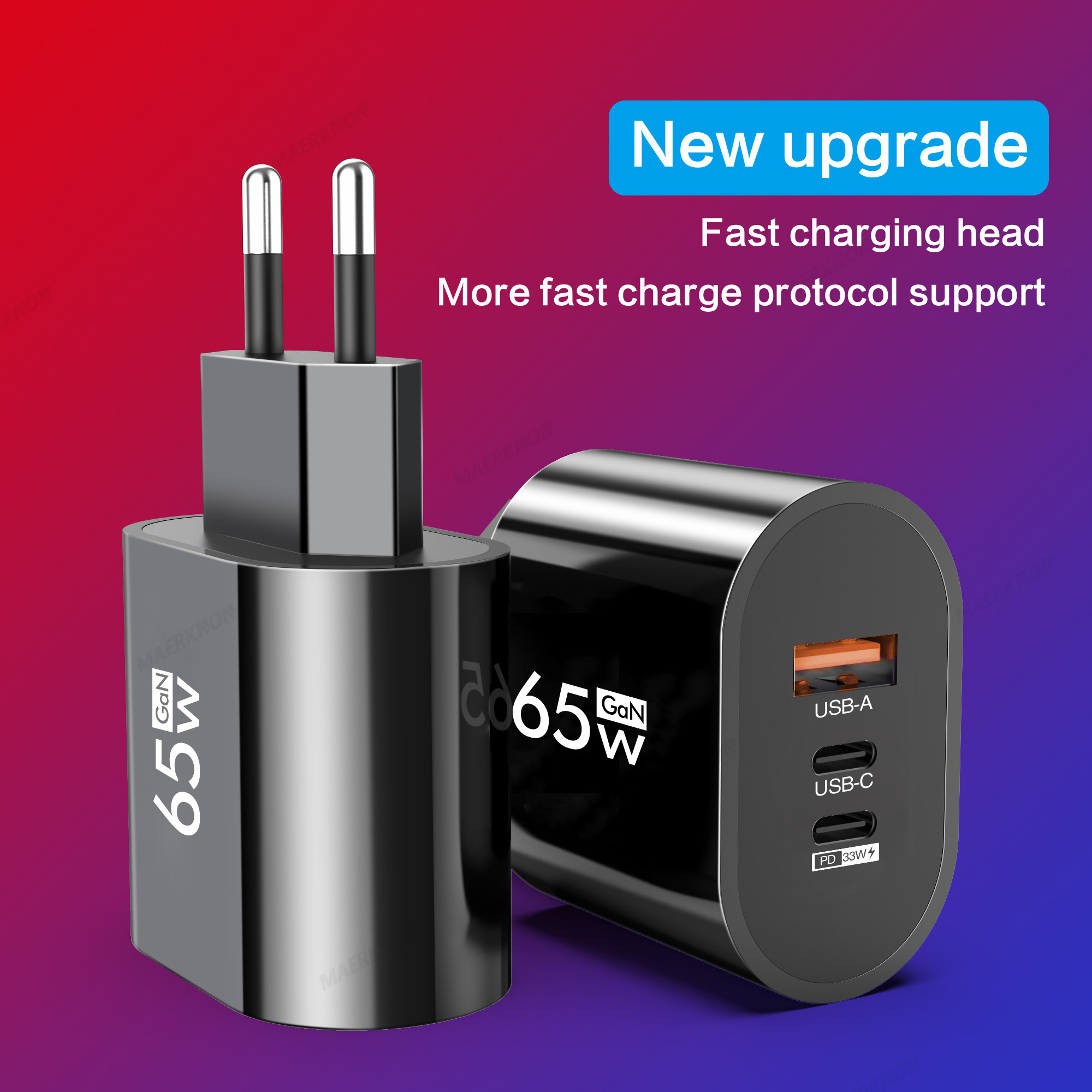 USB PD Type C Fast Charging Charger Quick Charge Phone Adapter Plug