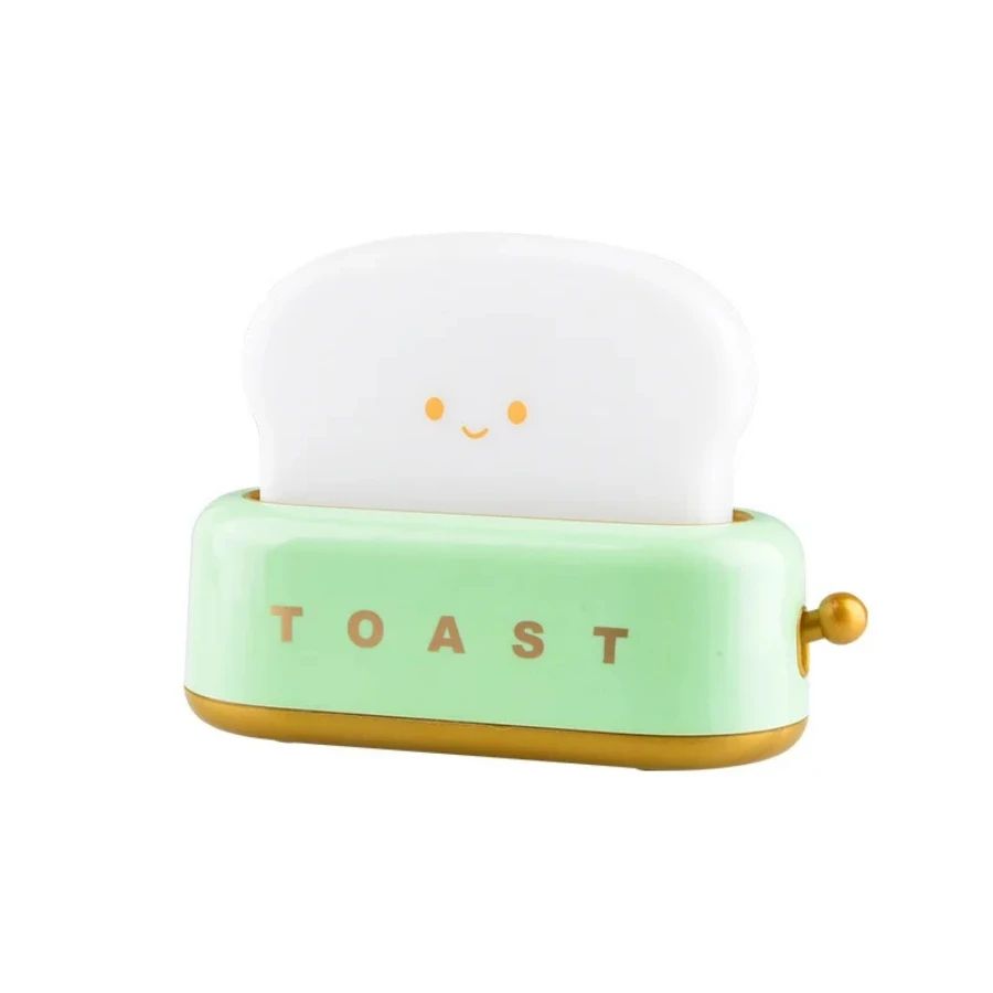 USB Rechargeable Bread Toast LED Night Lamp