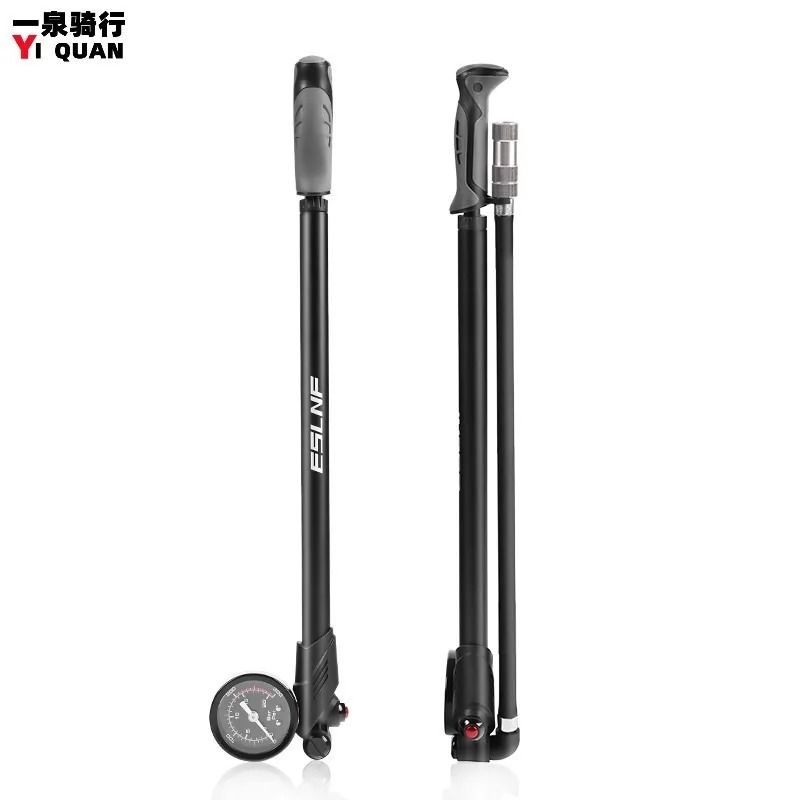 ESLNF 300PSI High-Pressure Shock Pump | Professional Suspension Pump for MTB Fork & Rear Shocks