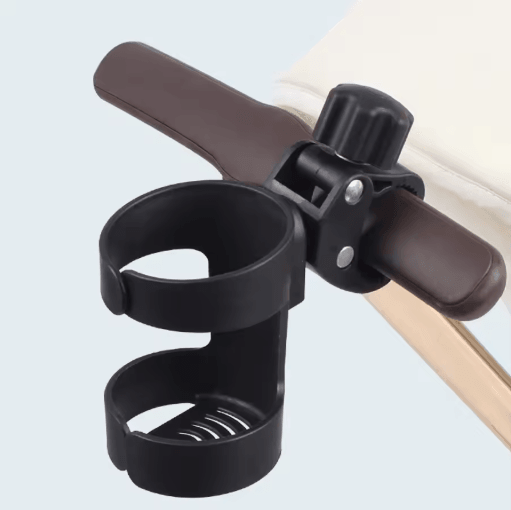 Universal Baby Stroller Cup Holder Bottle and Beverage Holder for Strollers and Childrens Bicycles
