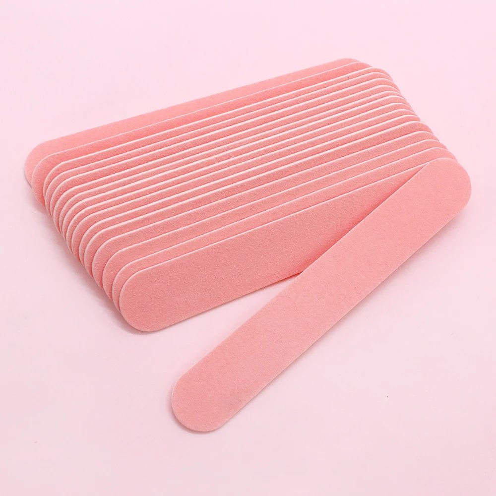 Wooden Nail Files Professional Manicure Nail Buffer Sticks 100 Pack