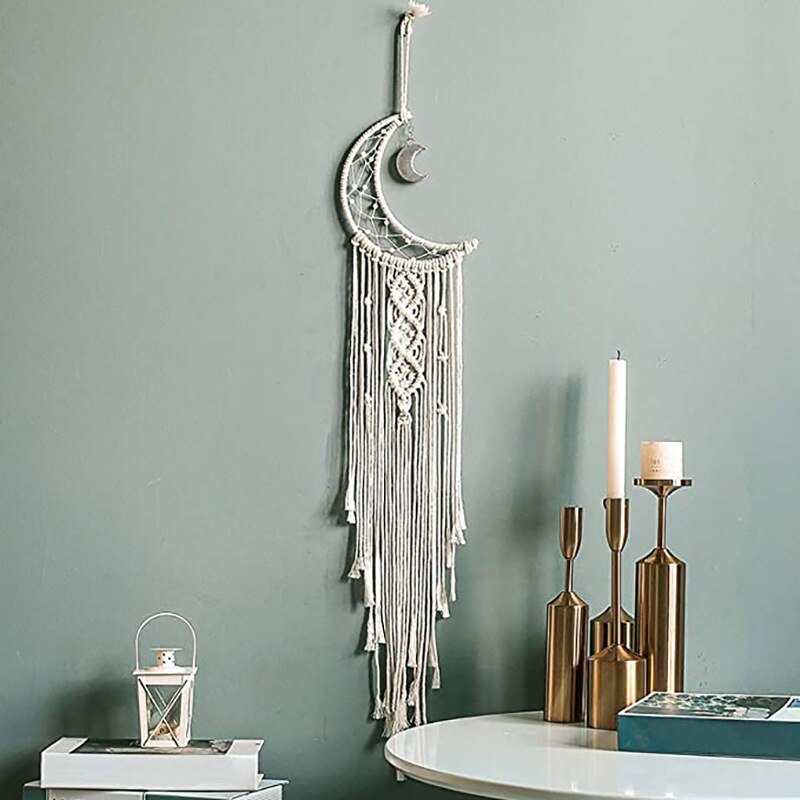 Bohemian Chic Macrame Wall Hanging Tapestry for Home Decor – Perfect Room Accent for Girls' Rooms and Gift Ideas