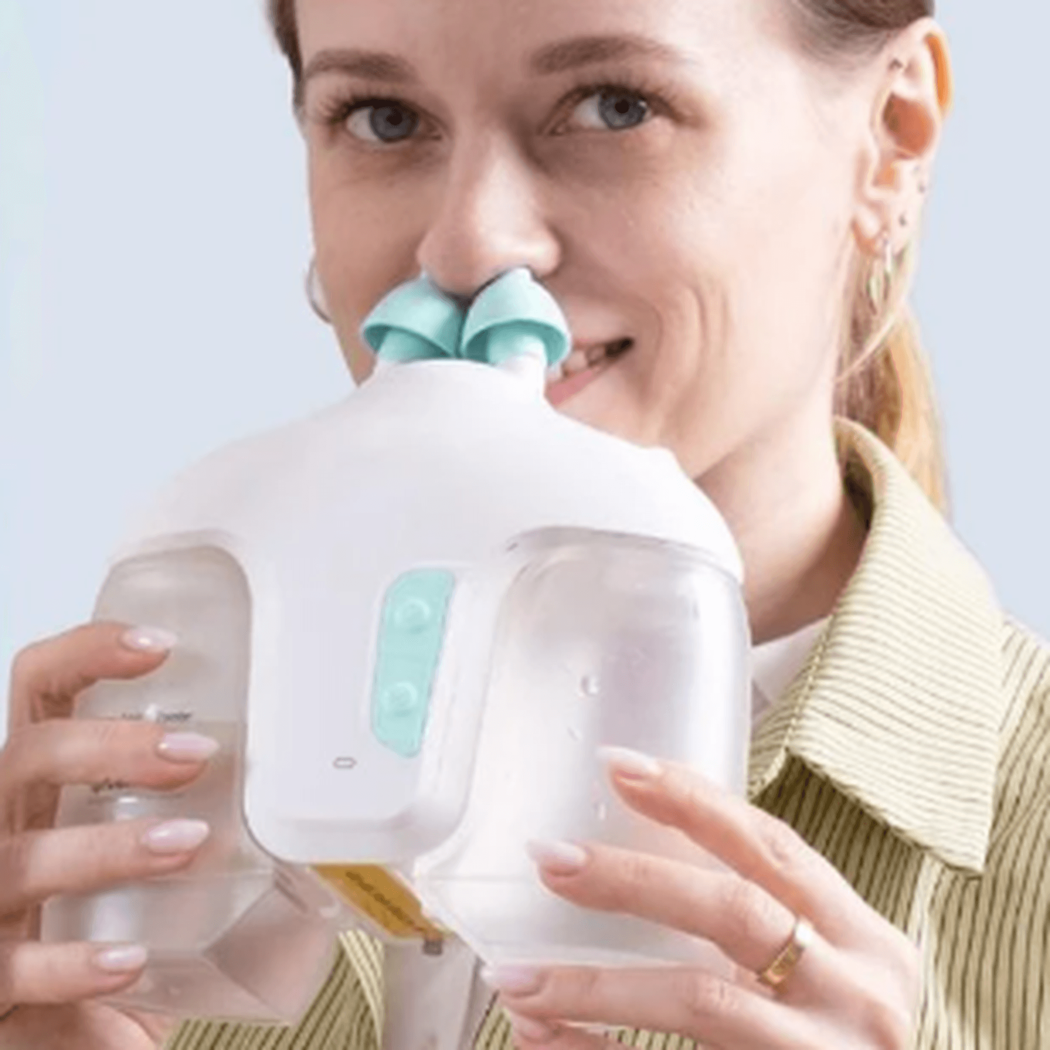 Electric Nasal Irrigator Sinus Rinse Machine Nose Cleaner with Salt Pods