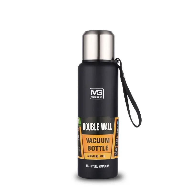 304 Stainless Steel Large Capacity Vacuum Flask Insulated Thermos Bottle With Carry Rope