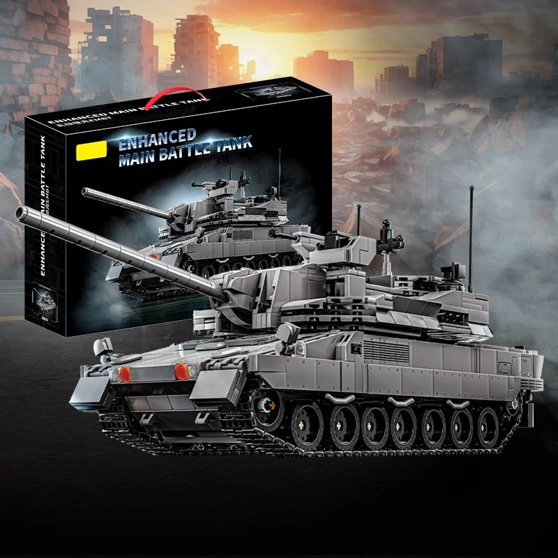 T-14 Main Battle Tank Building Blocks Set Military Model Toy