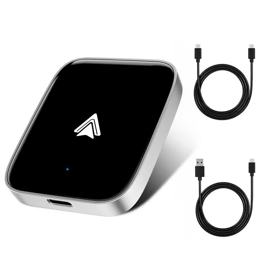Wireless CarPlay and Android Auto Adapter Low Latency 5GHz Plug and Play