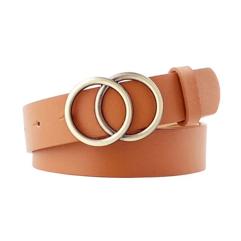 Women's Leopard Print Designer Belt with Leather Ring Buckle – Luxury Animal Print Waist Belt