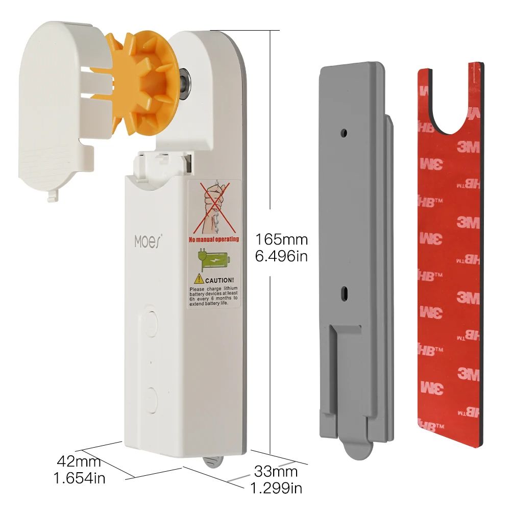 ZigBee Smart DIY Motorized Roller Blinds Drive Motor, Tuya App, Alexa & Google Home Compatible