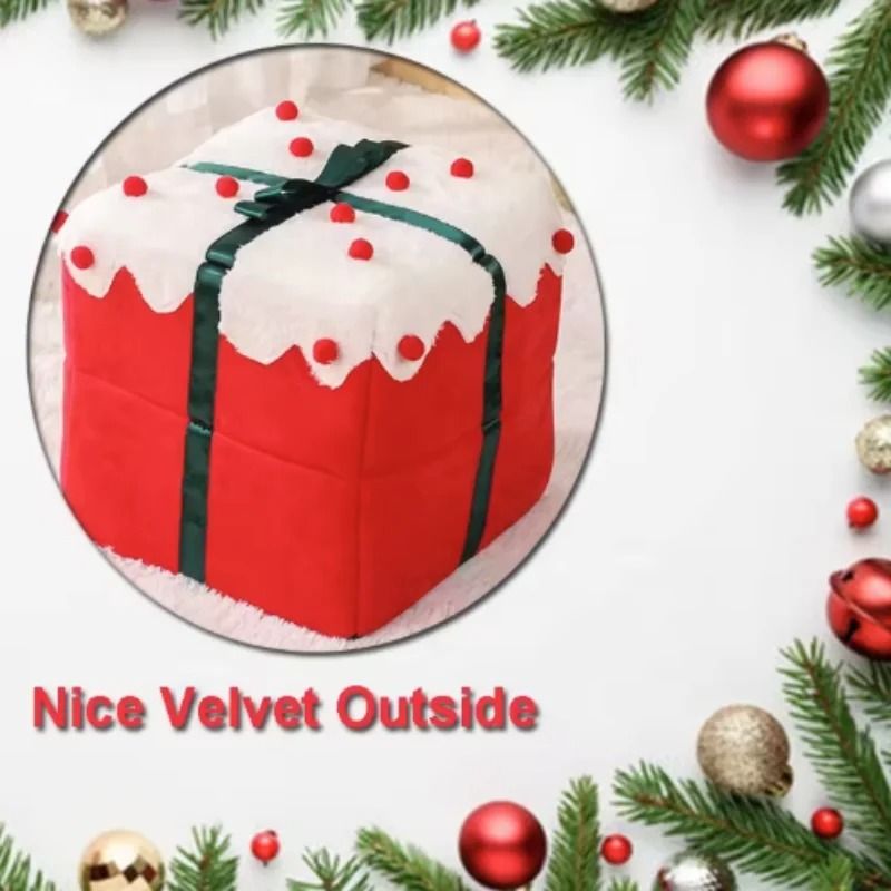 Christmas Pet Bed Cozy Winter Cat and Dog Sleeping House