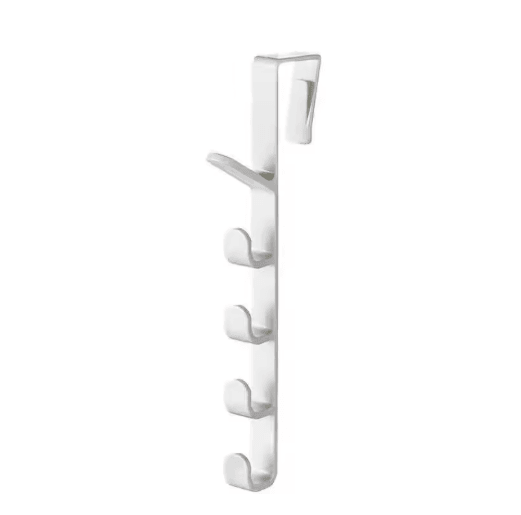 Over the Door Storage Hanger No Drill Plastic Hook Organizer for Clothes Bags and Purses
